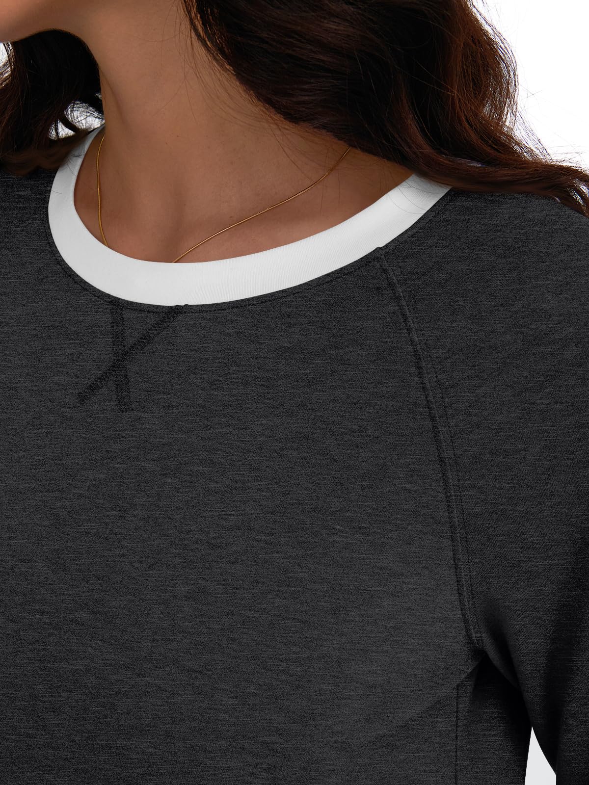 AUTOMET Womens Long Sleeve Shirts Color Block Casual Crewneck Tops Tshirt Basic Tees Fall Fashion Clothes Trendy Outfits