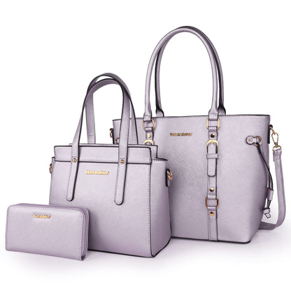 Montana West 3PCS Purses and Handbags for Women Tote Purse and Wallet Set Shoulder Satchel Bag for Women