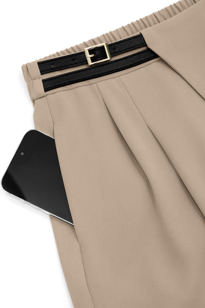 PRETTYGARDEN Women's Wide Leg Pants Dressy High Waisted Business Casual Work Office Suit Palazzo Pant Trousers