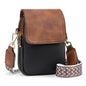 BOSTANTEN Small Crossbody Bags for Women Trendy Leather Phone Wallet Purses Handbags Adjustable Guitar Strap