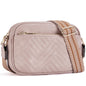 BOSTANTEN Quilted Crossbody Bags for Women Vegan Leather Purses Small Shoulder Handbags with Wide Strap