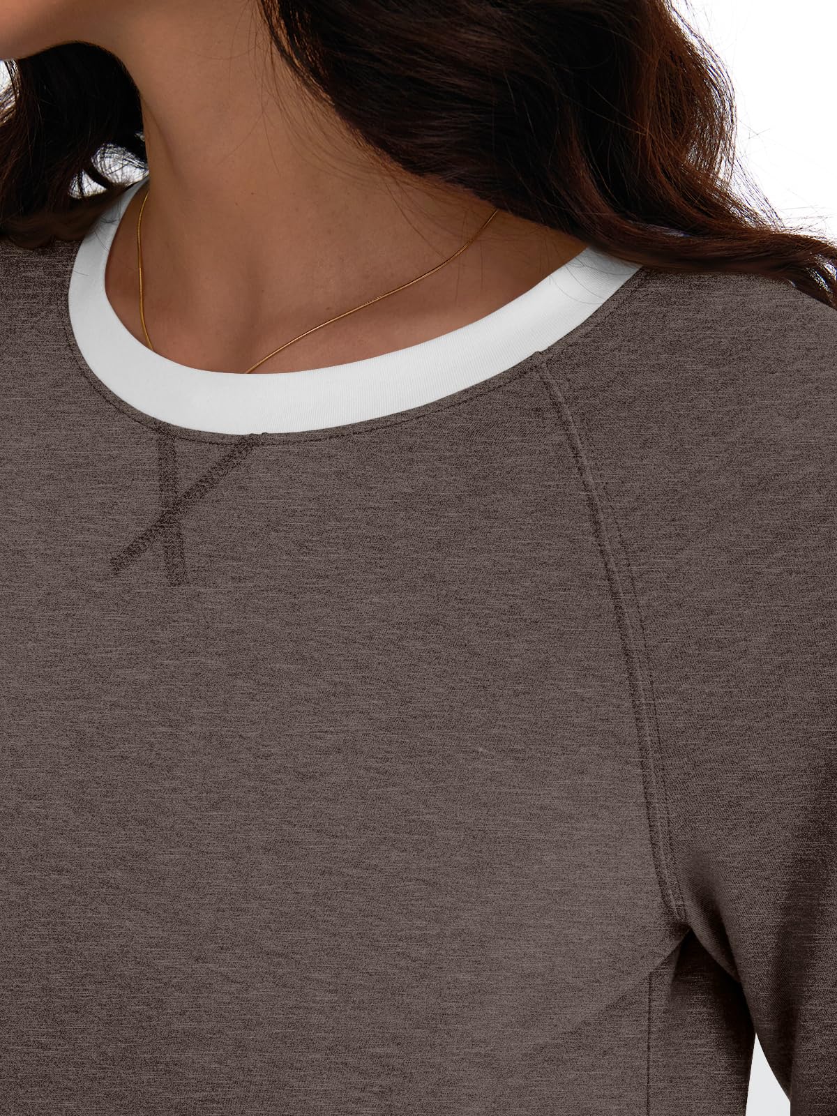 AUTOMET Womens Long Sleeve Shirts Color Block Casual Crewneck Tops Tshirt Basic Tees Fall Fashion Clothes Trendy Outfits