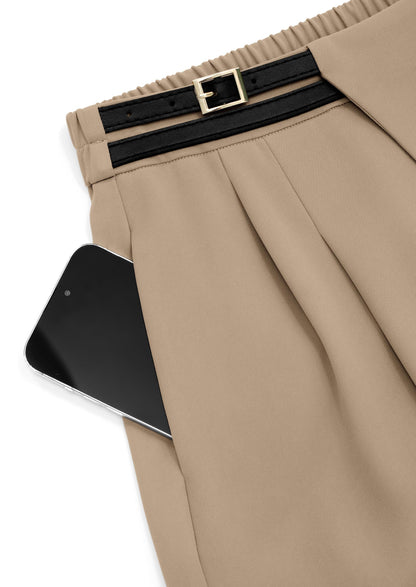 PRETTYGARDEN Women's Wide Leg Pants Dressy High Waisted Business Casual Work Office Suit Palazzo Pant Trousers