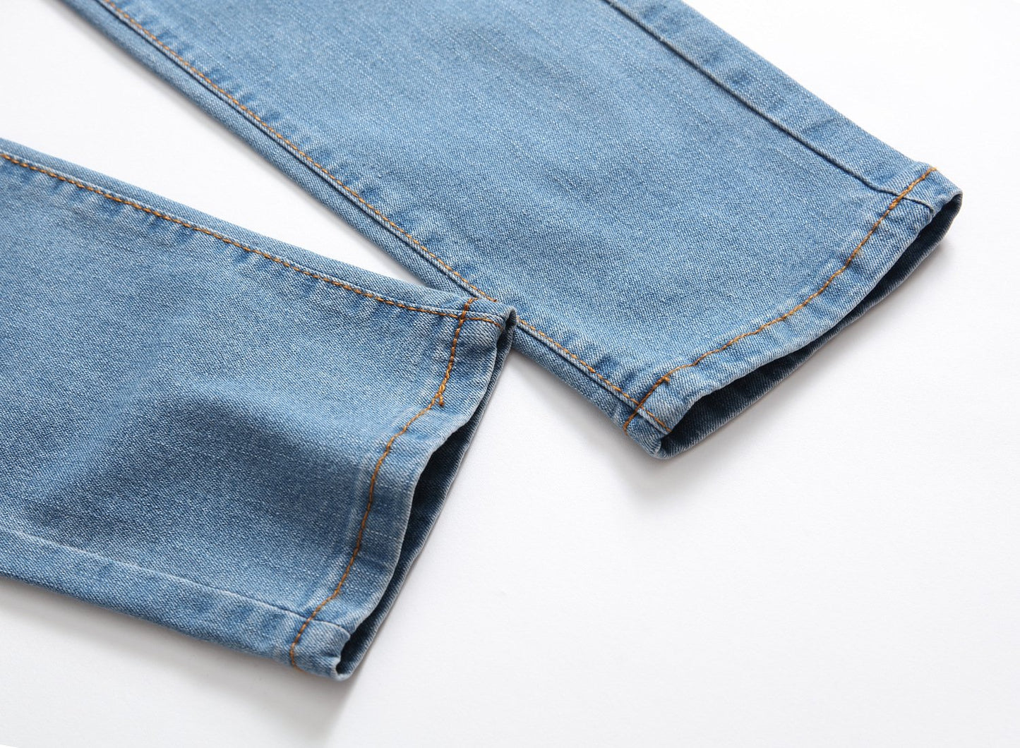 Men's Ripped Skinny Stretch Distressed Destroyed Slim Jeans Denim Pants