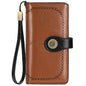 SENDEFN Wallets for Women Genuine Leather Credit Card Holder with RFID Blocking Large Capacity Wristlet