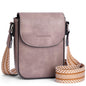 BOSTANTEN Small Crossbody Bags for Women Trendy Leather Phone Wallet Purses Handbags Adjustable Guitar Strap