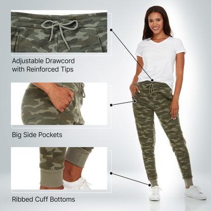 BottomLine 3 Pack Sweatpants Women, Comfortable Womens Sweatpants, Fleece Womens Joggers (Available in Plus)