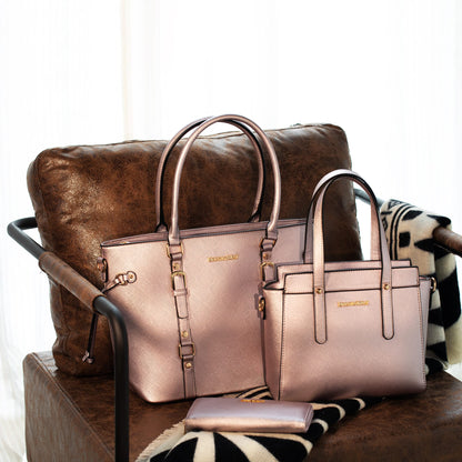 Montana West 3PCS Purses and Handbags for Women Tote Purse and Wallet Set Shoulder Satchel Bag for Women